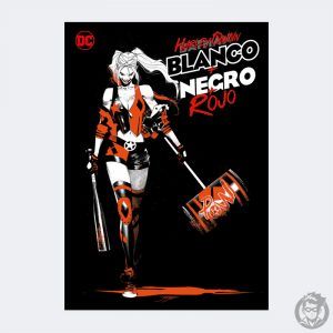 COMIC HARLEY QUINN BLANCO, NEGRO Y ROJO, OVNIPRESS