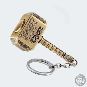 Llavero Thor, Martillo Dorado Destapador