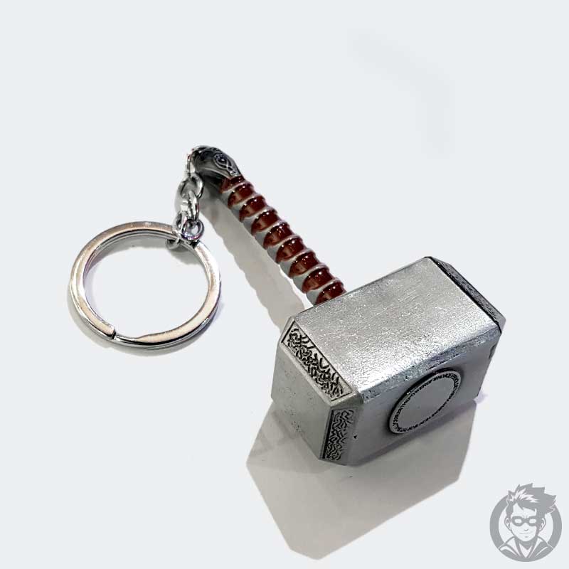 Llavero Thor, Martillo plateado café Destapador