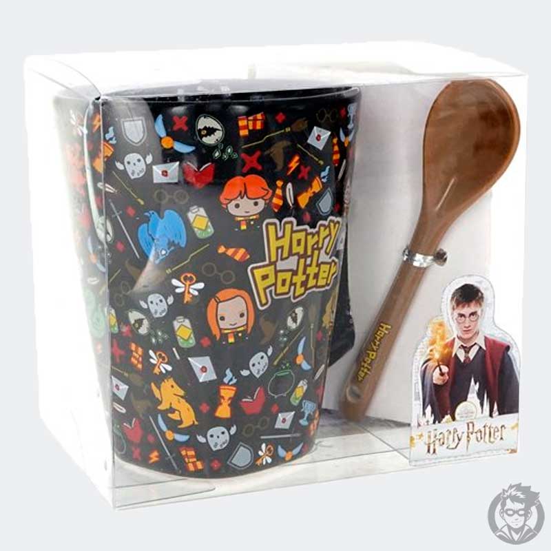 Harry-Potter,-Taza-con-Cuchara