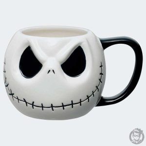 Taza Blanca Jack Skellington