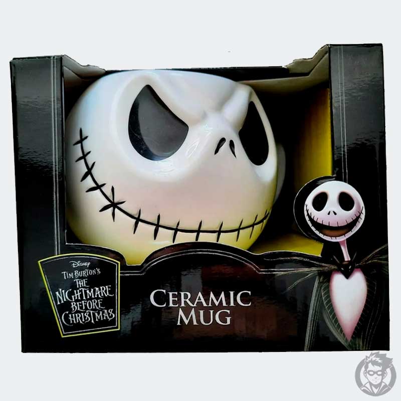 Taza Blanca Jack Skellington