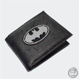 Billetera Batman Logo Plateado